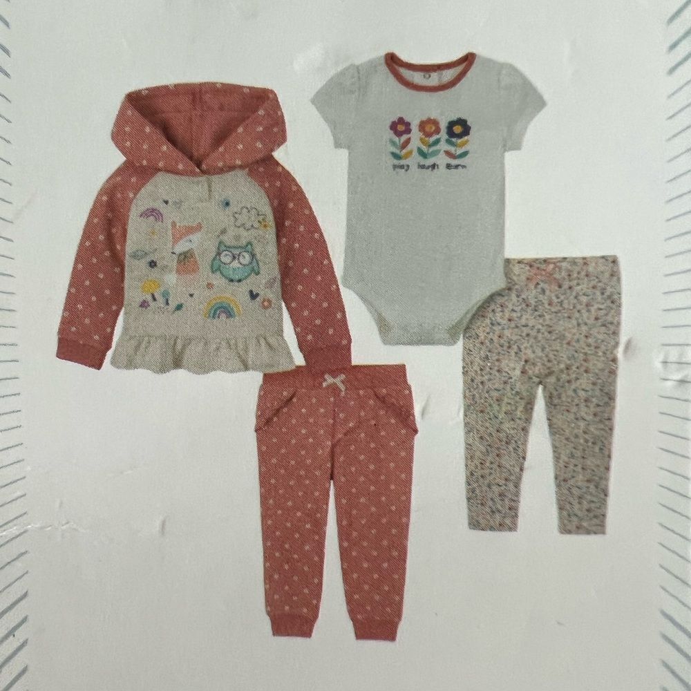 NWT Kids Headquarters Infant 4 Piece Set